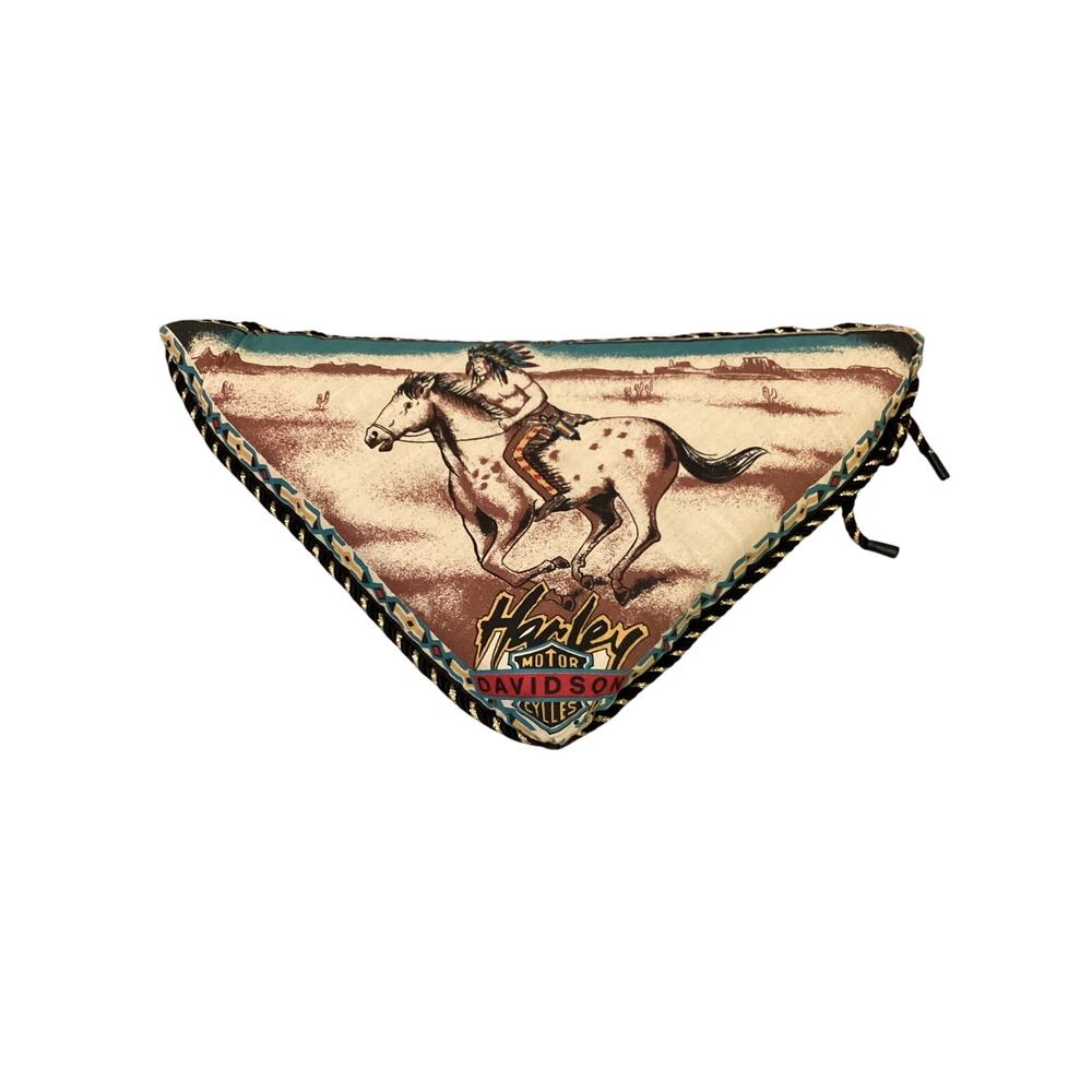 Handmade Harley Davidson Pillow.
